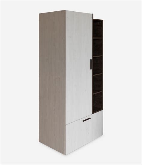 Распашной шкаф Luna комбинированный 80 - купить в интернет-магазине Get.ru