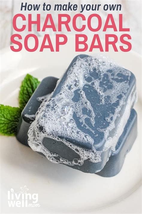 Easy Diy Charcoal Soap Bars With Peppermint Essential Oil