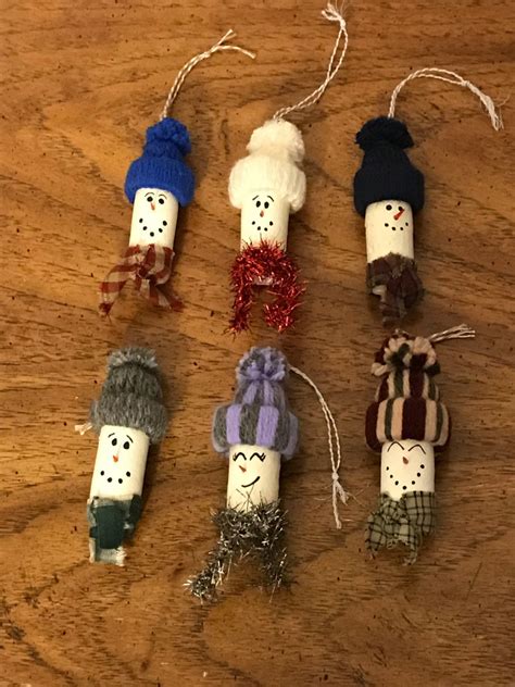 Snowman Wine Cork Ornament By Willowdezigns On Etsy Wine Cork Ornaments Wine Cork Crafts