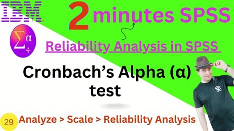 Reliability Analysis In Spss How To Calculate Cronbachs Alpha α