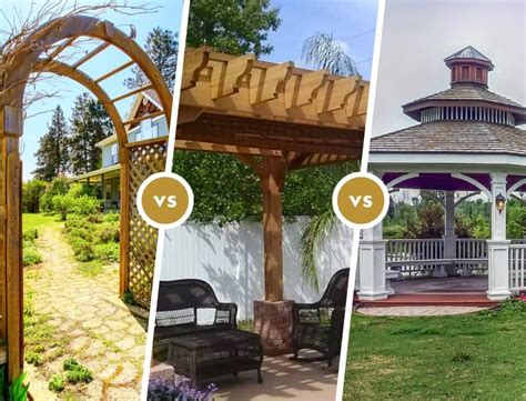 What Is The Difference Between A Gazebo And A Pergola Ecolifely