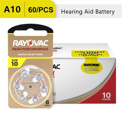 Rayovac Bater A De Zinc Air Para Aud Fonos Bater A De 1 45 V 60