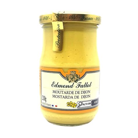 Mostarda De Dijon Francesa 210g Edmond Fallot