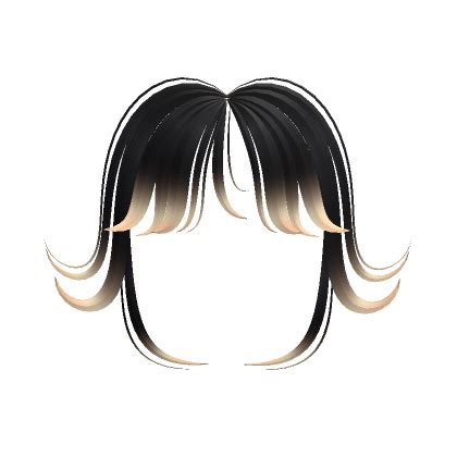 Black To Blonde Wolf Cut Bangs S Code Price Rblxtrade