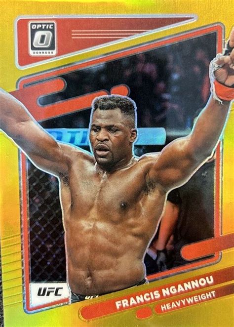 Francis Ngannou 2022 Optic Ufc 30 Gold 10 Price Guide Sports Card