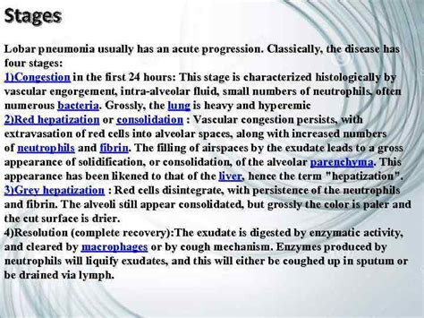 Lobar pneumonia Lobar pneumonia is a form