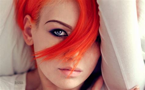 Hd Wallpaper Redhead Women Sensual Gaze Aleksandra Zenibyfajnie