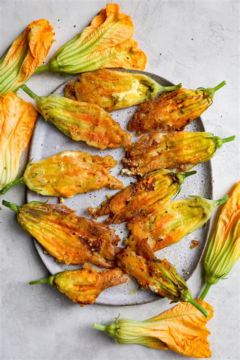 Stuffed Squash Blossoms Fiori Di Zucca Ripieni FEED THE SWIMMERS