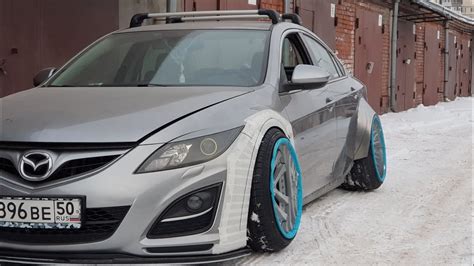 Расширение арок металлом Wide Body Mazda 6 Youtube