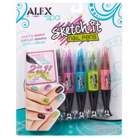 Alex Spa Sketch It Nail Pens 5 Pc Frys Food Stores