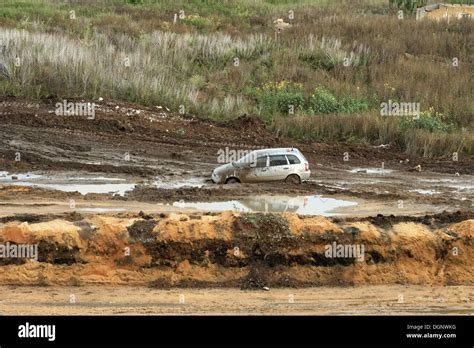 Car Stuck In Mud Hi Res Stock Photography And Images Alamy