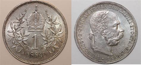 Österreich 1 Krone 1894 Franz Josef 1 1848 1916 vzgl MA Shops