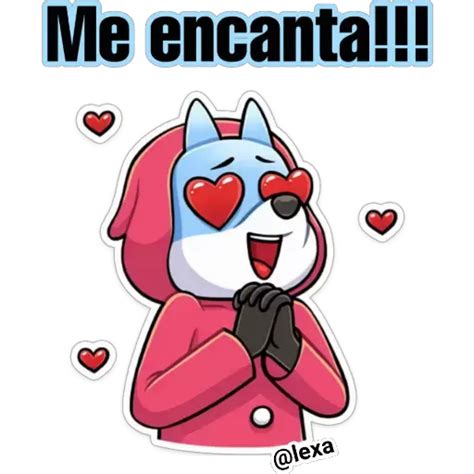 Me Encanta 814396 Sticker De Whatsapp Descargarstickers