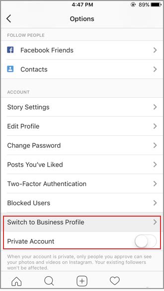 How To Change Your Instagram Account From Business To Private Businesser