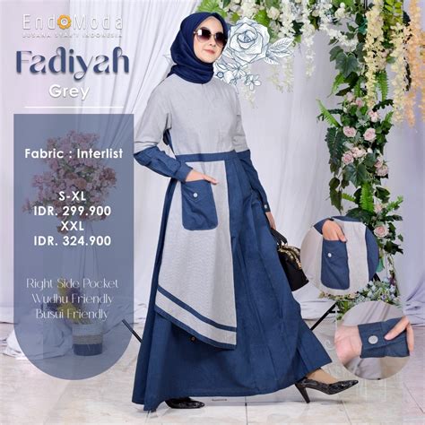 Jual Cod Gamis Fadiyah Endomoda Original Dan Terbaru Best Seller