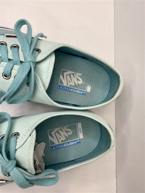 Vans Pro Skateboard Ultracush Light Blue Suede Canvas Gem