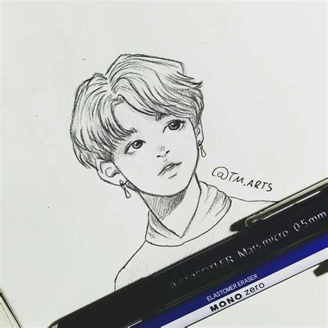 Drawsss Dibujos A Lapicero Bocetos Hermosos Bts Fanart 81d