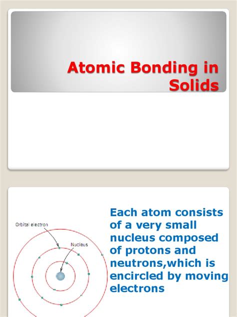 Atomic Bonding | PDF