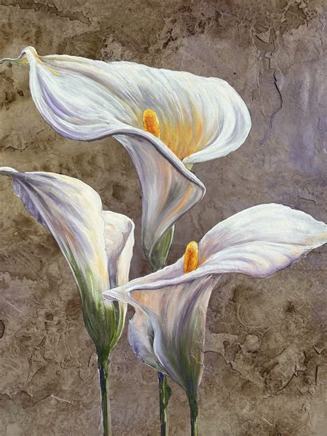 2024-Calla Lily Painting - Alena Valova