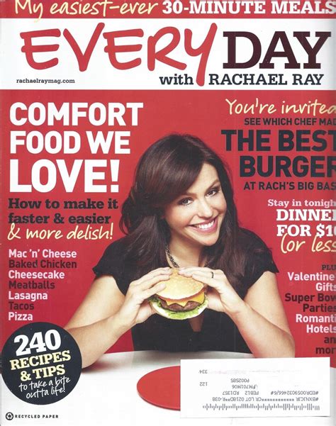 Everyday With Rachael Ray Magazine February 2011 Ebay