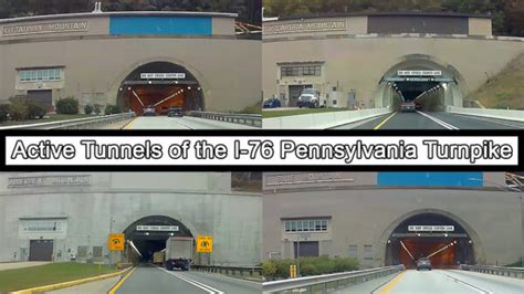 Driving Through The 4 Active Tunnels Of The I 76 Pennsylvania Turnpike