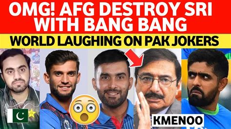 Omg Afg Destroy Sri With Big Margin World Laughing On Pak Cricket