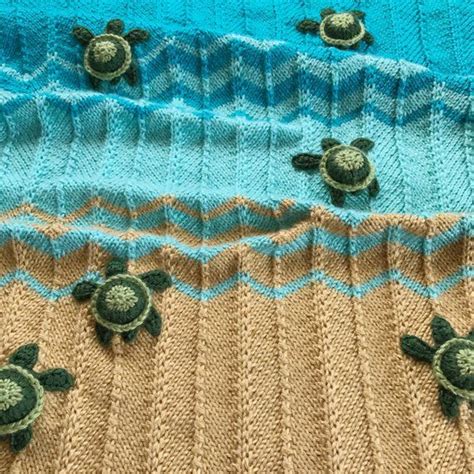 Knit Sea Turtle Blanket Crochet Sea Turtle Blanket Sea Turtle Blanket