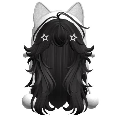 Fluffy Wolfcut W Cat White Ushanka Black Roblox Item Rolimon S