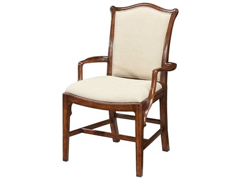 Theodore Alexander Mahogany Arm Dining Chair Tal4100757fw