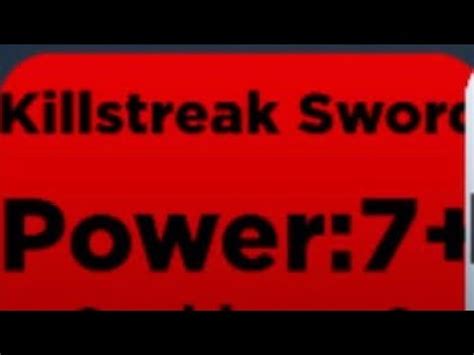 Killstreak Sword All Phases Killstreak Sword Battles YouTube