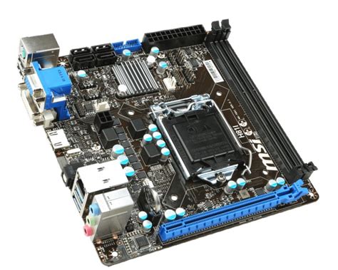 MSI H81I Series Intel H81 LGA1150 Mini ITX Desktop Motherboard Wootware