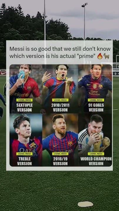 Lionel Messi The Footballer With 6 Primes 🔥🐐 What Prime Was His Best 🤷