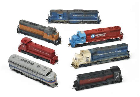 MR&T heritage fleet diesel locomotive roster in HO scale - Trains