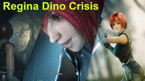 Regina Dino Crisis Vesus T REX RESIDENT EVIL 2 REMAKE MOD YouTube