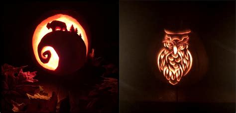 Owl Pumpkin Template