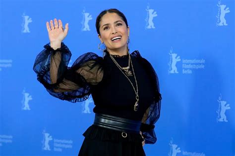 Salma Hayek Celebrates Her Th Birthday Showing Her Beach Body In A