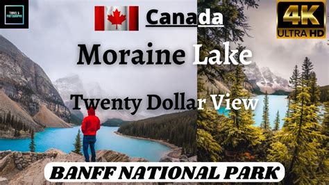 Moraine Lake Twenty Dollar View Banff National Park Alberta