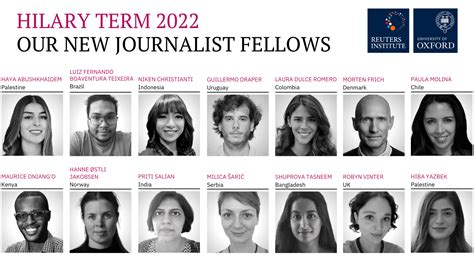 14 Journalists From Four Continents Join Us As Journalist Fellows In