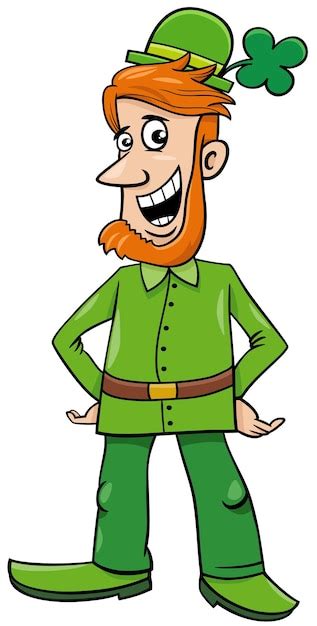 Premium Vector Cartoon Leprechaun Character On Saint Patrick Day