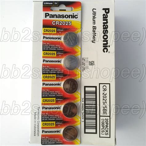 Jual Baterai Lithium Panasonic V Cr Cr Batre Kancing Original