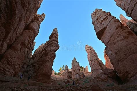 Towering Hoodoo Rock Formations of Bryce Canyon. Stock Photo - Image of ...