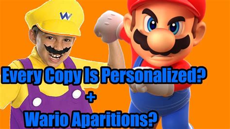 Every Copy Of Mario 64 Is Personalized Explaining The Wario Apparitions Youtube