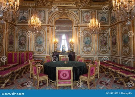 Chateau De Fontainebleau France Interiors Details Editorial Stock Photo