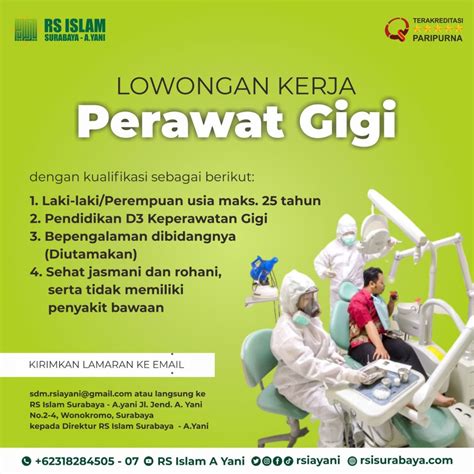 Loker Perawat Gigi Homecare