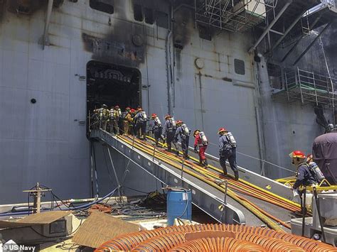 Us Navy Sailor Investigated By Ncis For Deliberately Starting The Fire