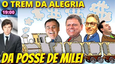 H Trem Da Alegria De Bolsonaro Vai Posse De Milei Tarc Sio