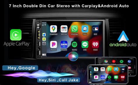 Amazon Double Din Car Stereo With Apple Carplay Inch Car Fm