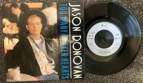 Jason Donovan Too Many Broken Hearts 7 Single Pwl 32 Excellent