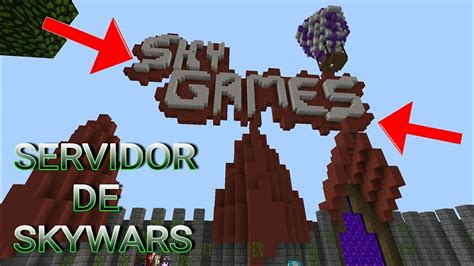 Skywars Servidor Muito Top Skygames Youtube