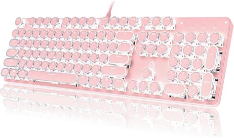 Typewriter Style Mechanical Gaming Keyboard LED Nepal | Ubuy